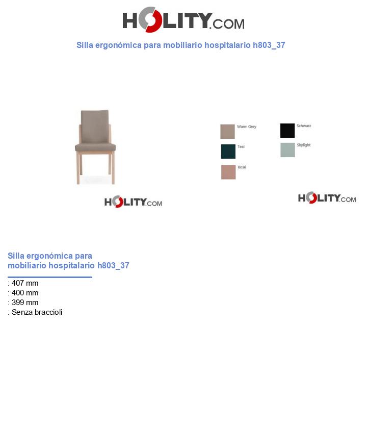 Silla ergonómica para mobiliario hospitalario h803_37