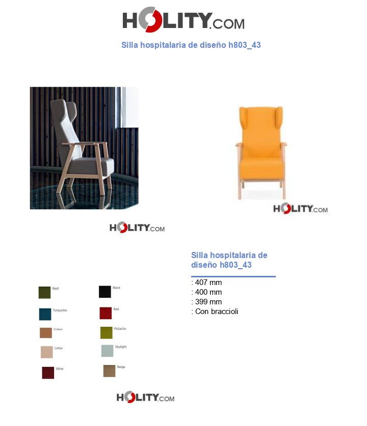 Silla hospitalaria de diseño h803_43
