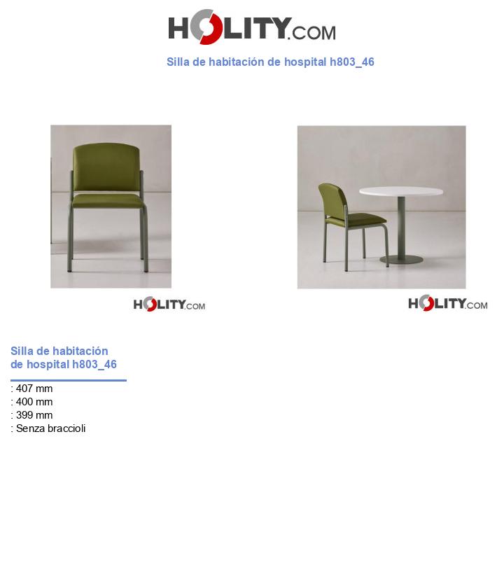 Silla de habitación de hospital h803_46