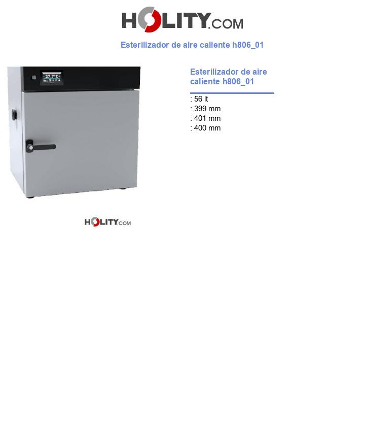 Esterilizador de aire caliente h806_01