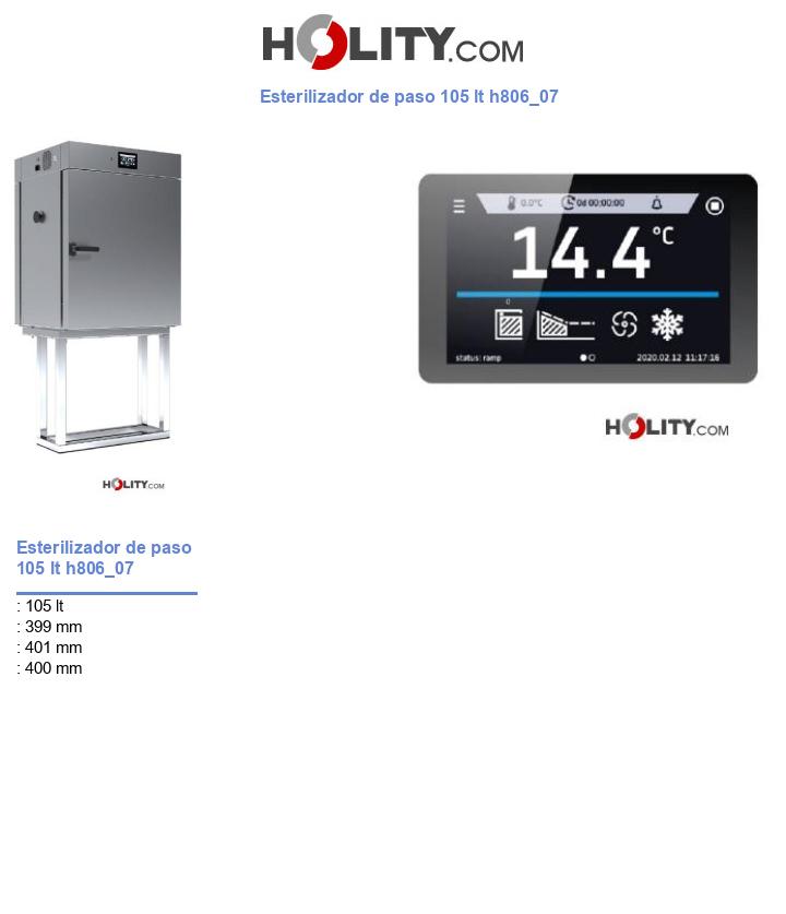Esterilizador de paso 105 lt h806_07
