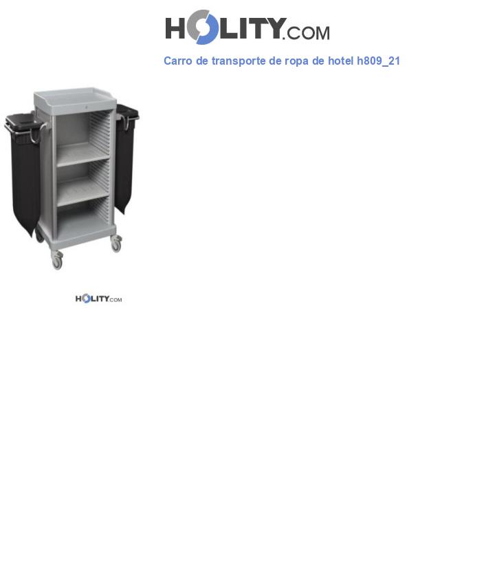 Carro de transporte de ropa de hotel h809_21
