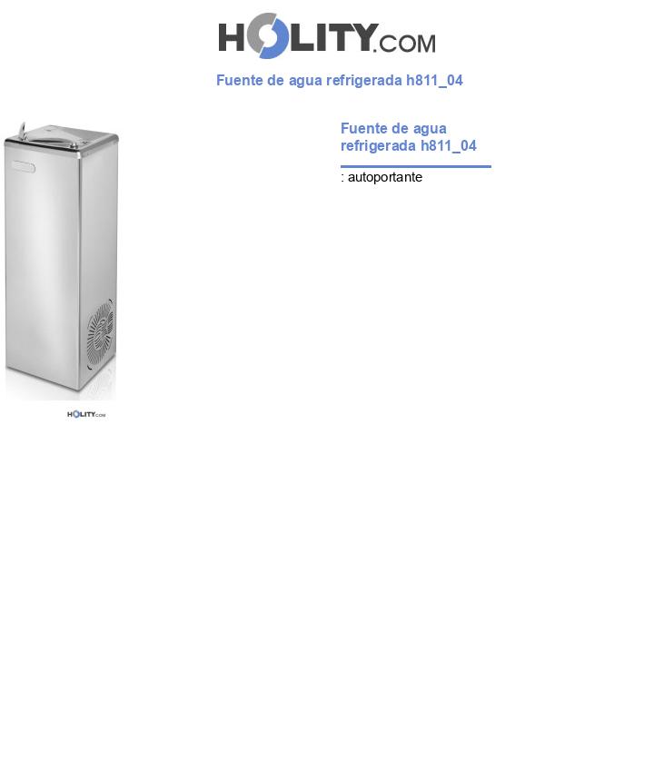 Fuente de agua refrigerada h811_04
