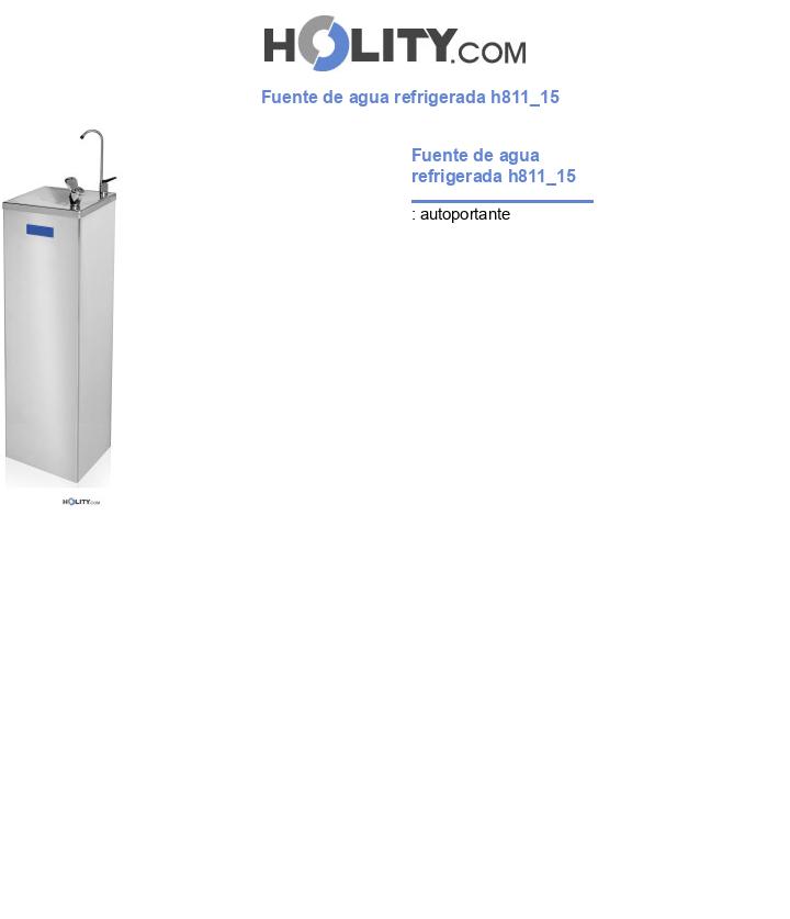 Fuente de agua refrigerada h811_15