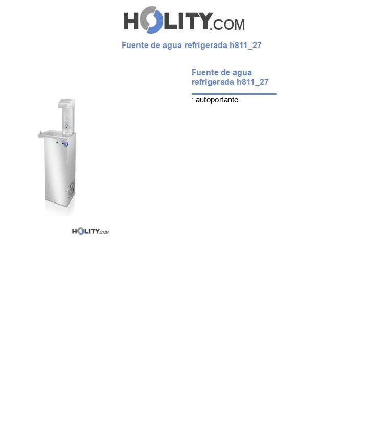 Fuente de agua refrigerada h811_27
