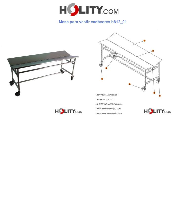 Mesa para vestir cadáveres h812_01