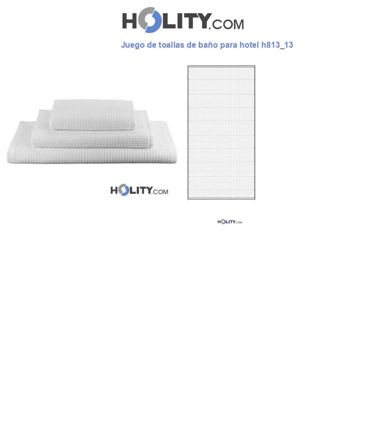 Juego de toallas de baño para hotel h813_13