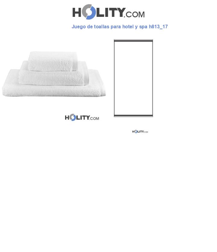 Juego de toallas para hotel y spa h813_17