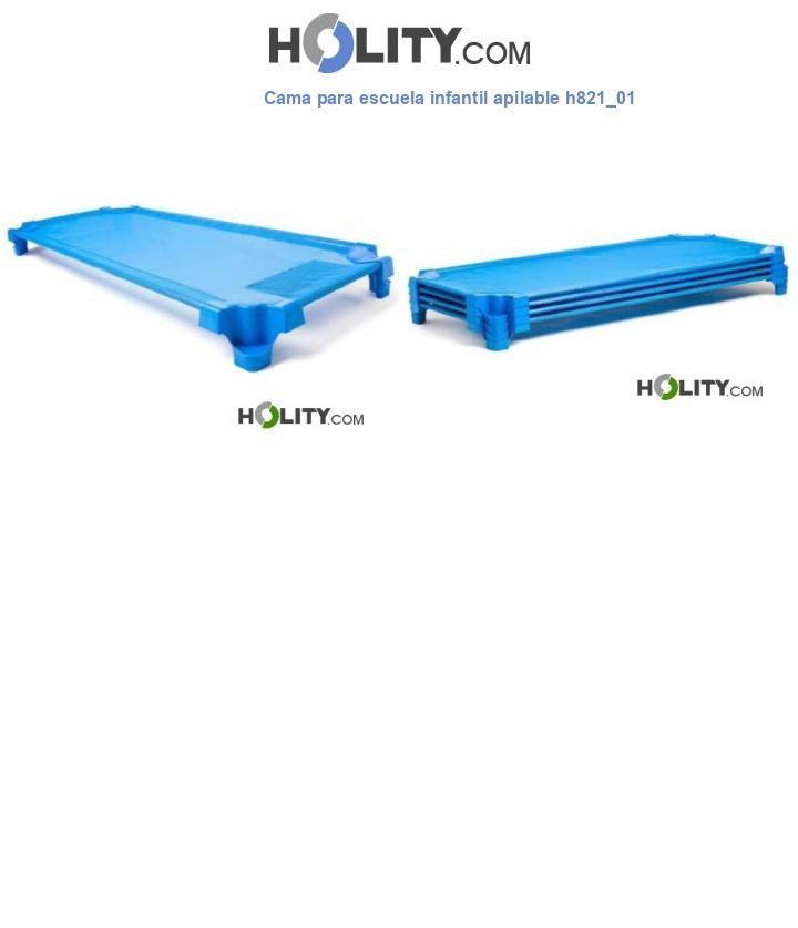 Cama para escuela infantil apilable h821_01