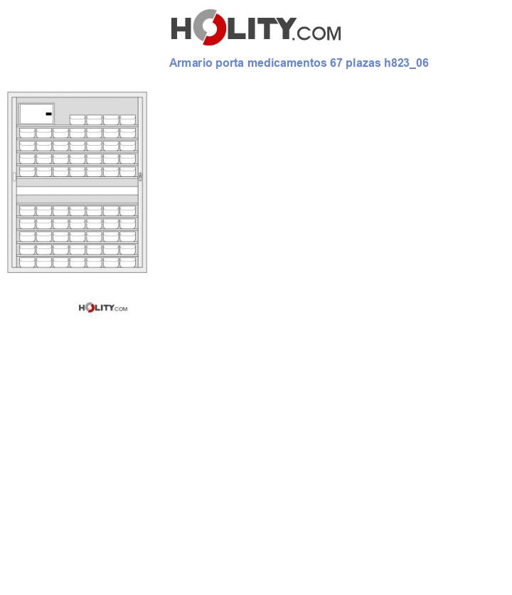 Armario porta medicamentos 67 plazas h823_06