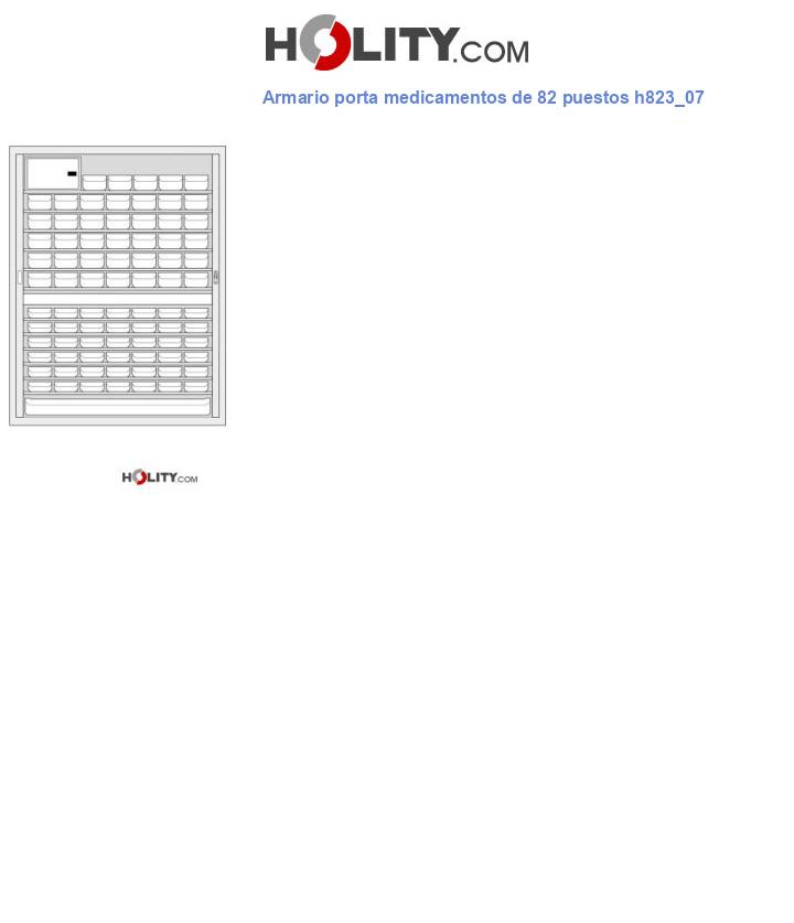 Armario porta medicamentos de 82 puestos h823_07