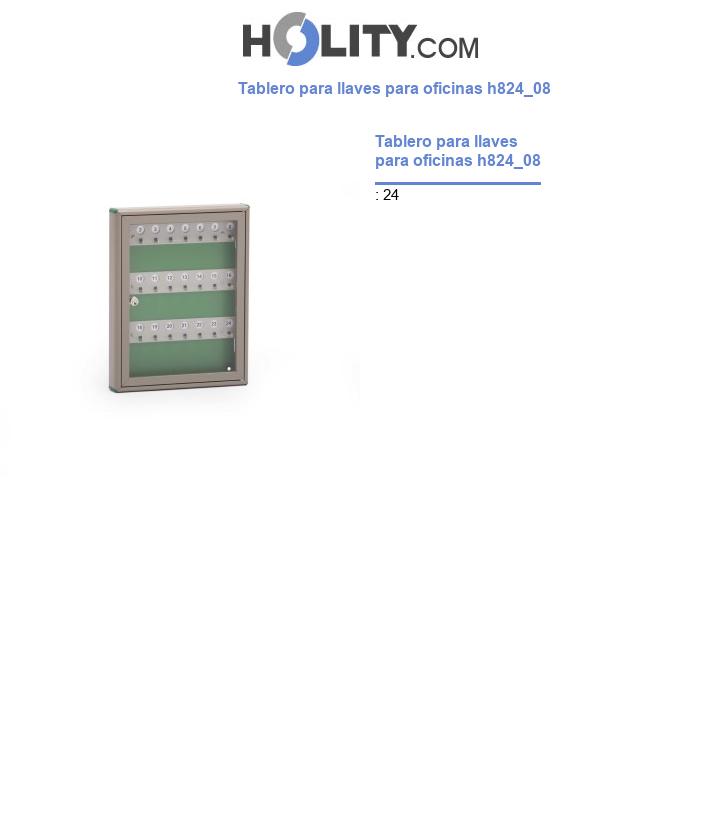 Tablero para llaves para oficinas h824_08