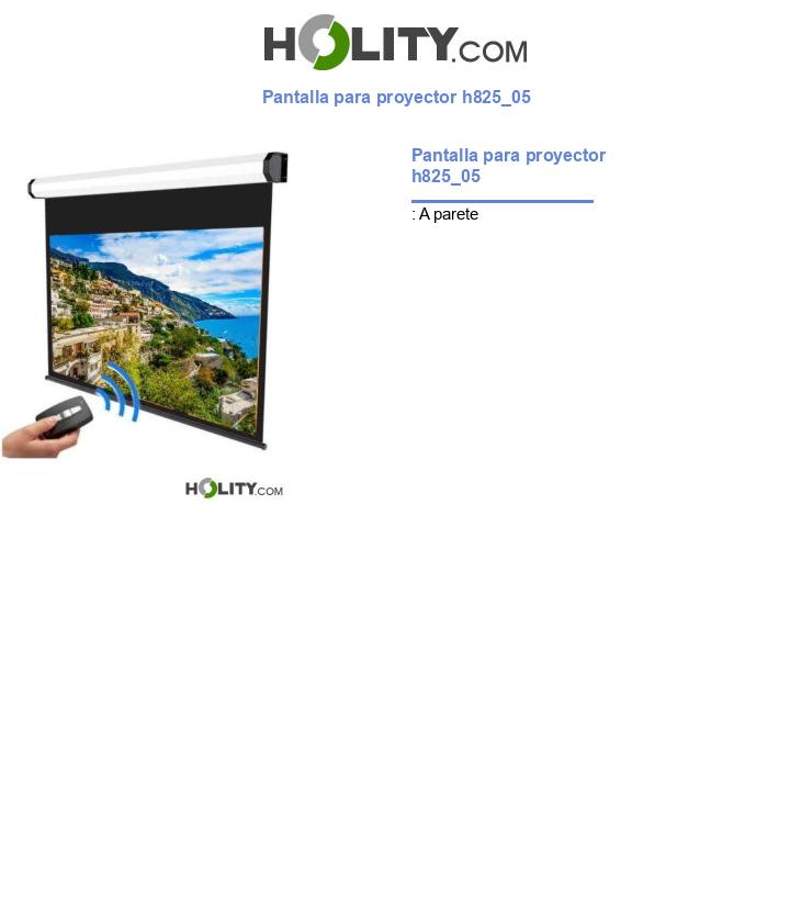 Pantalla para proyector h825_05