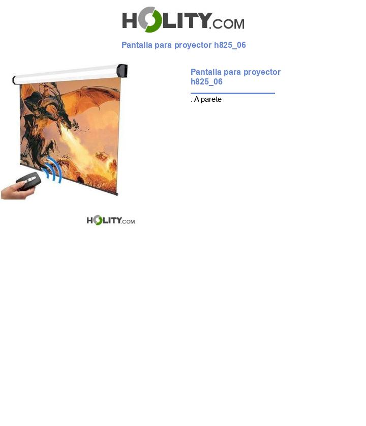 Pantalla para proyector h825_06