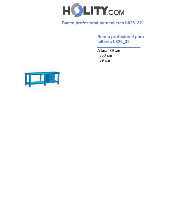 Banco profesional para talleres h826_32