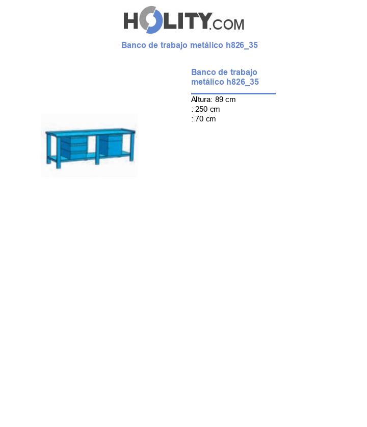 Banco de trabajo metálico h826_35