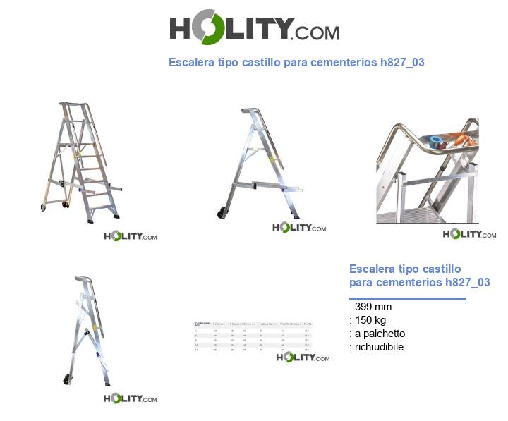 Escalera tipo castillo para cementerios h827_03