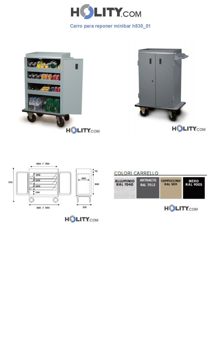 Carro para reponer minibar h830_01