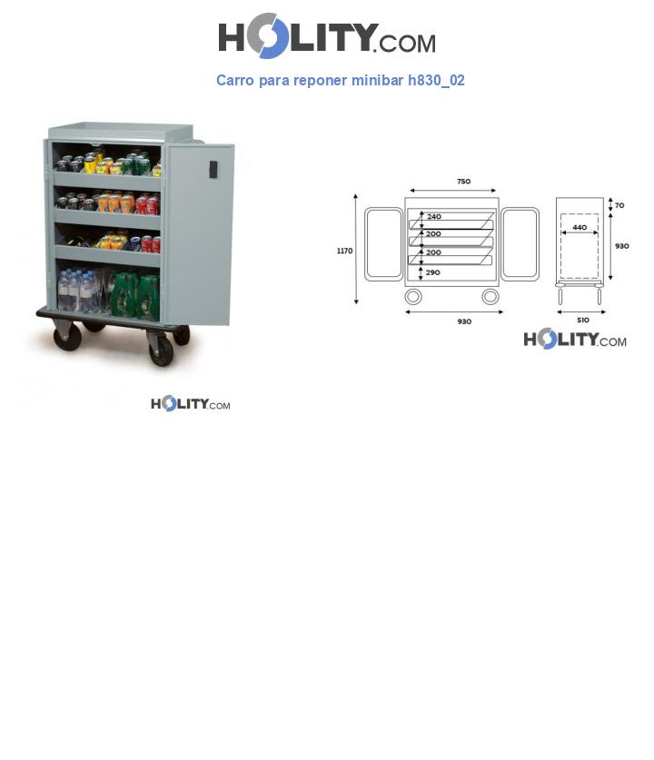 Carro para reponer minibar h830_02