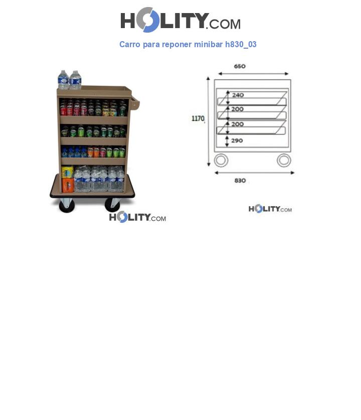 Carro para reponer minibar h830_03