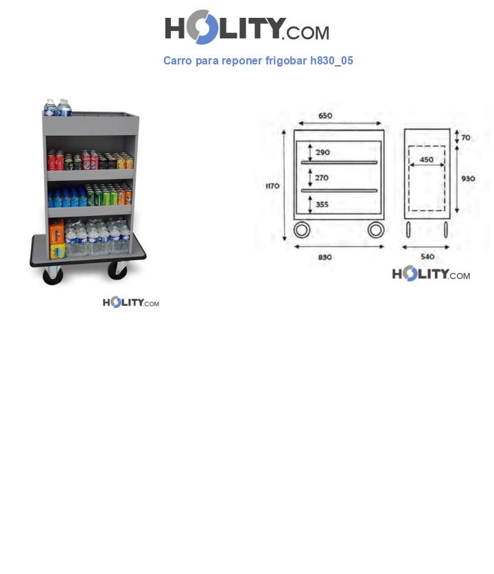 Carro para reponer frigobar h830_05