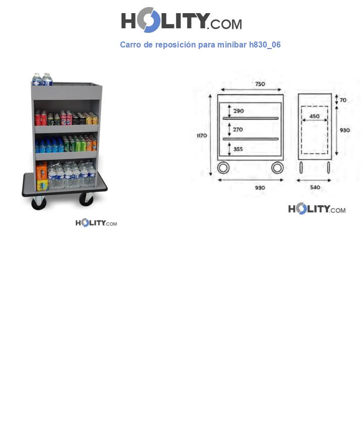 Carro de reposición para minibar h830_06