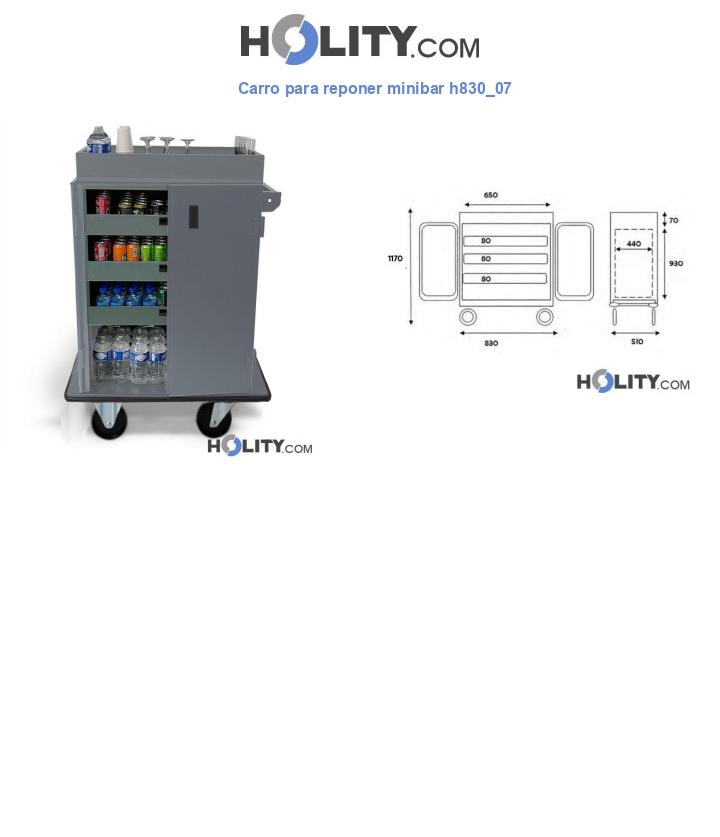 Carro para reponer minibar h830_07