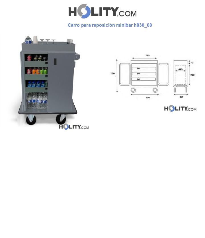 Carro para reposición minibar h830_08
