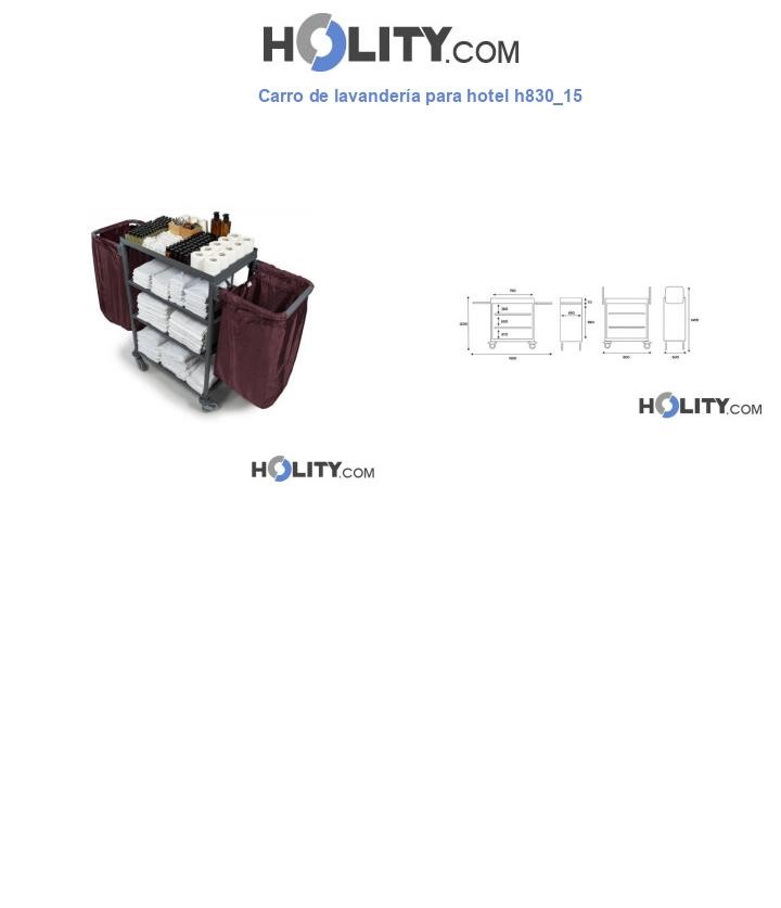 Carro de lavandería para hotel h830_15