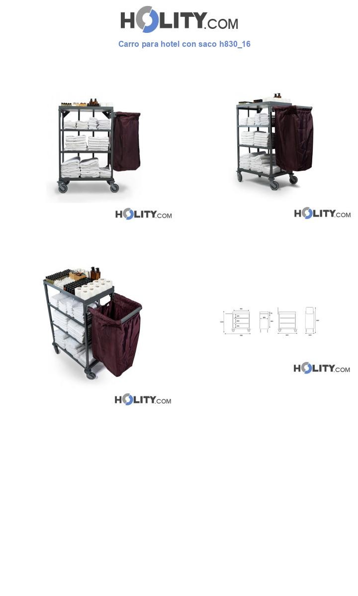 Carro para hotel con saco h830_16
