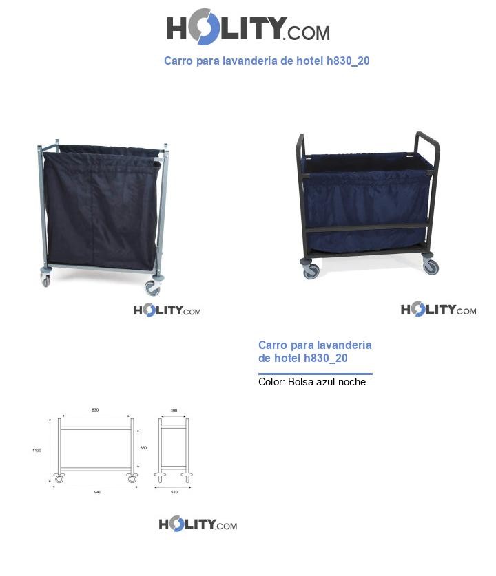 Carro para lavandería de hotel h830_20