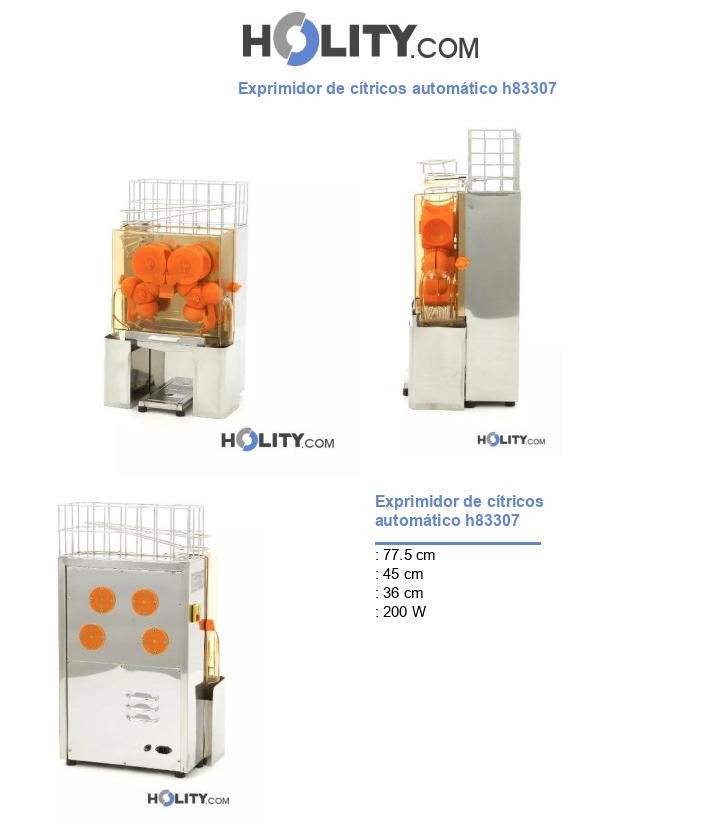 Exprimidor de cítricos automático h83307