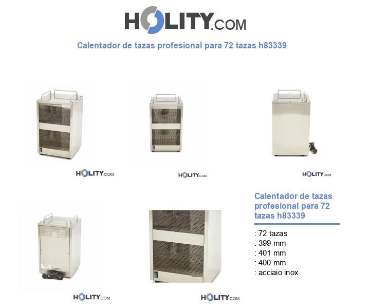 Calentador de tazas profesional para 72 tazas h83339