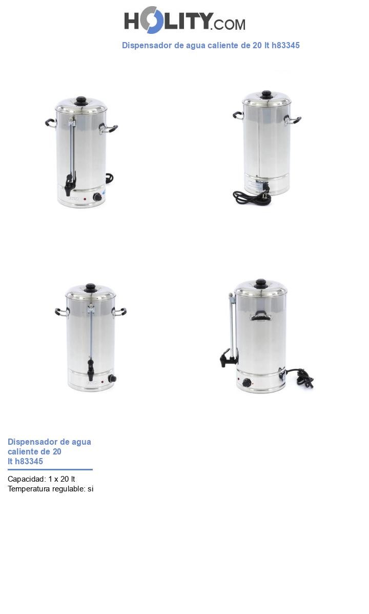 Dispensador de agua caliente de 20 lt h83345