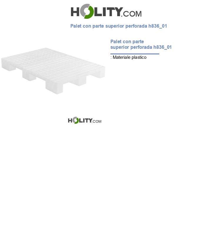 Palet con parte superior perforada h836_01