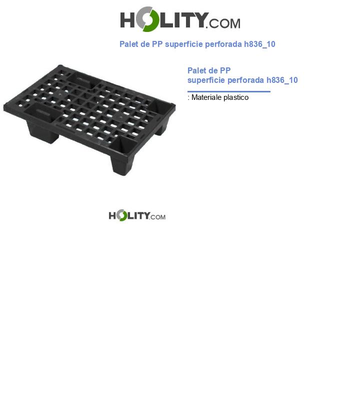Palet de PP superficie perforada h836_10