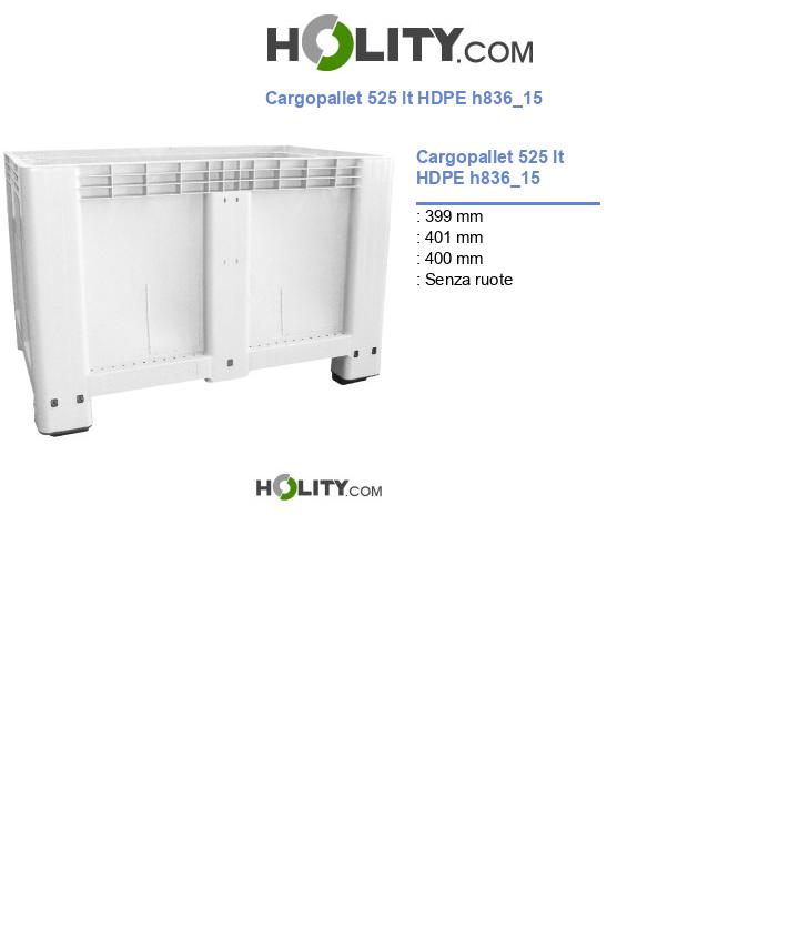 Cargopallet 525 lt HDPE h836_15