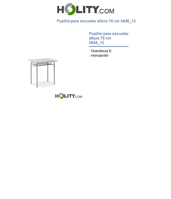 Pupitre para escuelas altura 76 cm h848_12