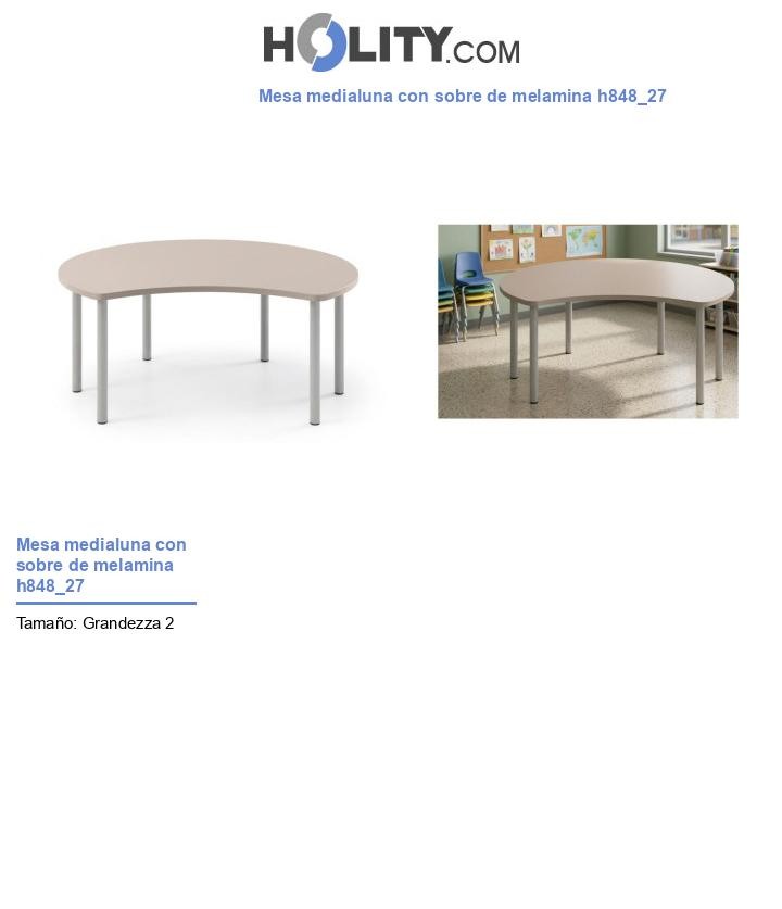 Mesa medialuna con sobre de melamina h848_27