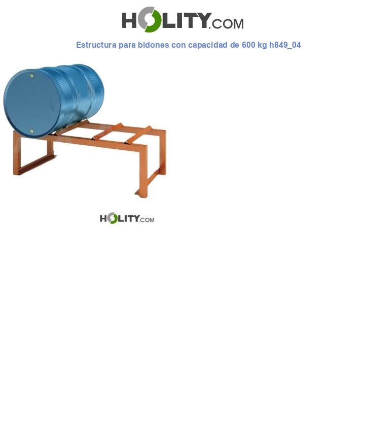 Estructura para bidones con capacidad de 600 kg h849_04