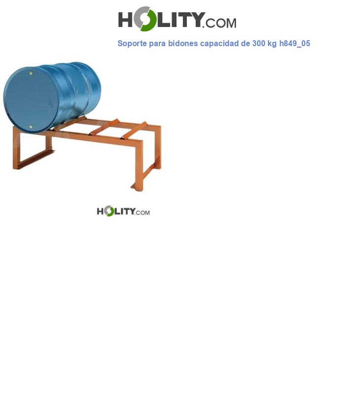 Soporte para bidones capacidad de 300 kg h849_05