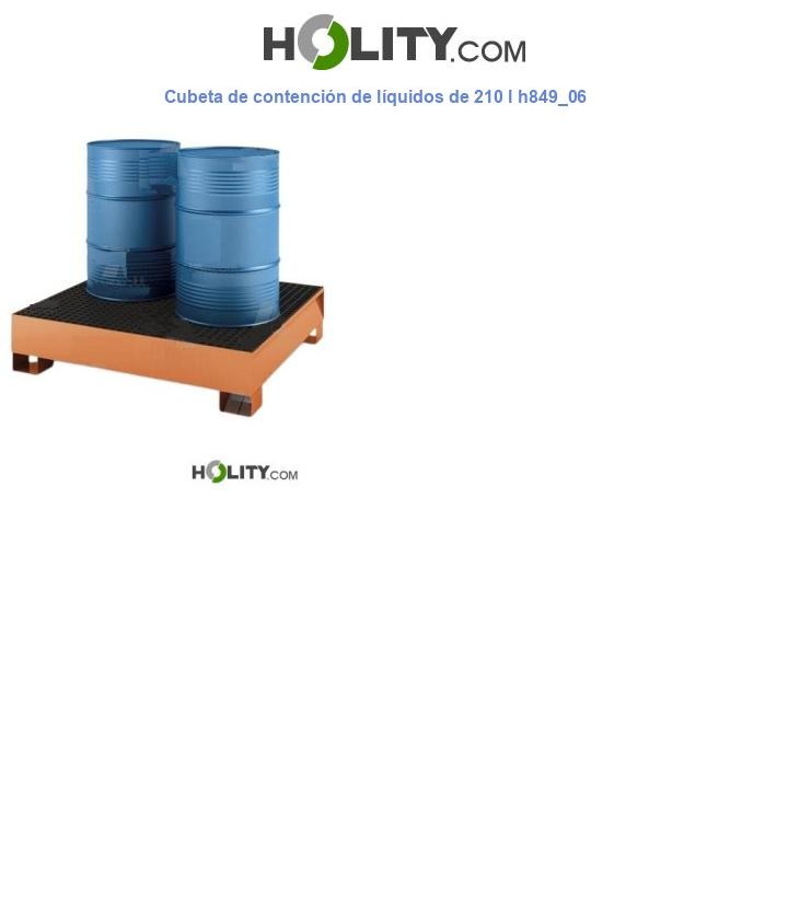 Cubeta de contención de líquidos de 210 l h849_06
