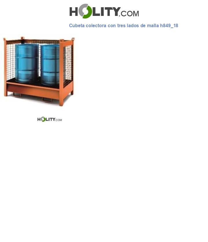 Cubeta colectora con tres lados de malla h849_18