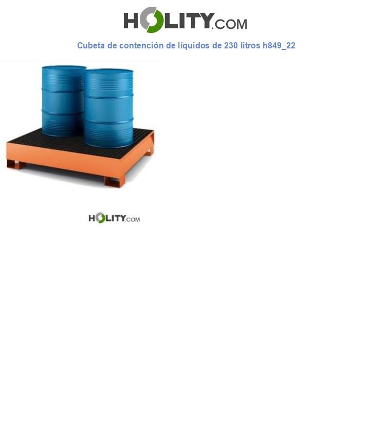 Cubeta de contención de lÃquidos de 230 litros h849_22