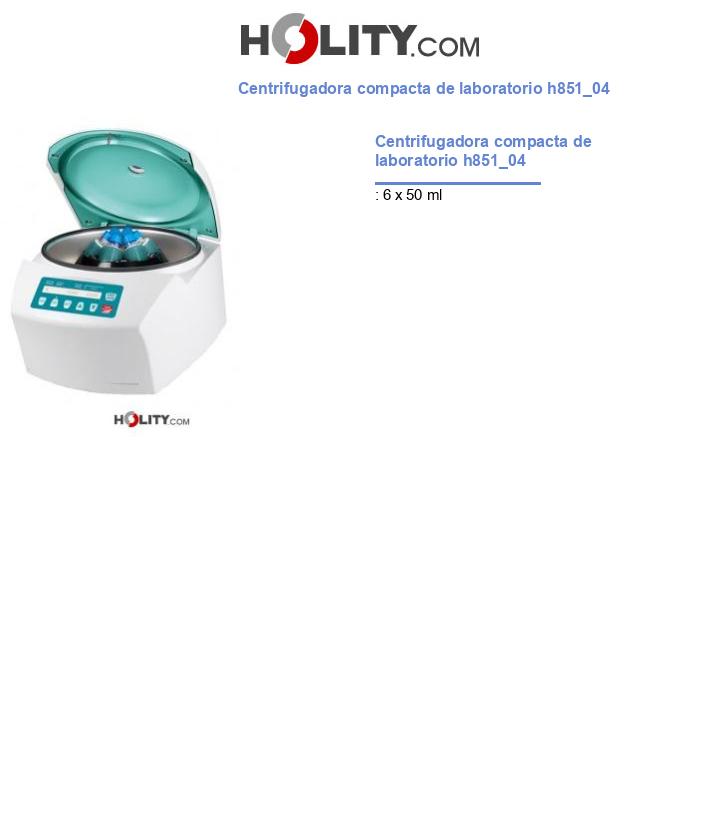 Centrifugadora compacta de laboratorio h851_04