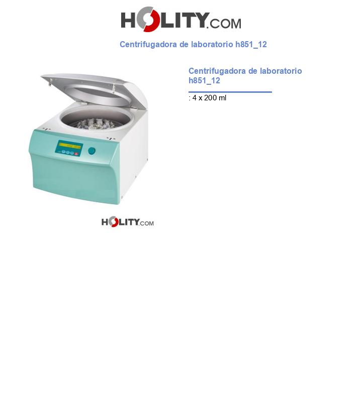 Centrifugadora de laboratorio h851_12