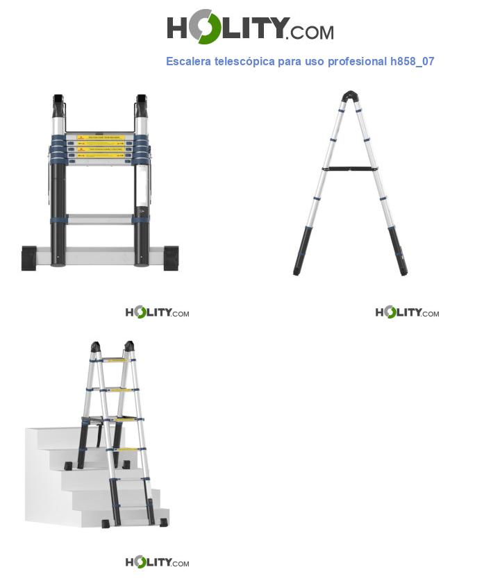 Escalera telescópica para uso profesional h858_07