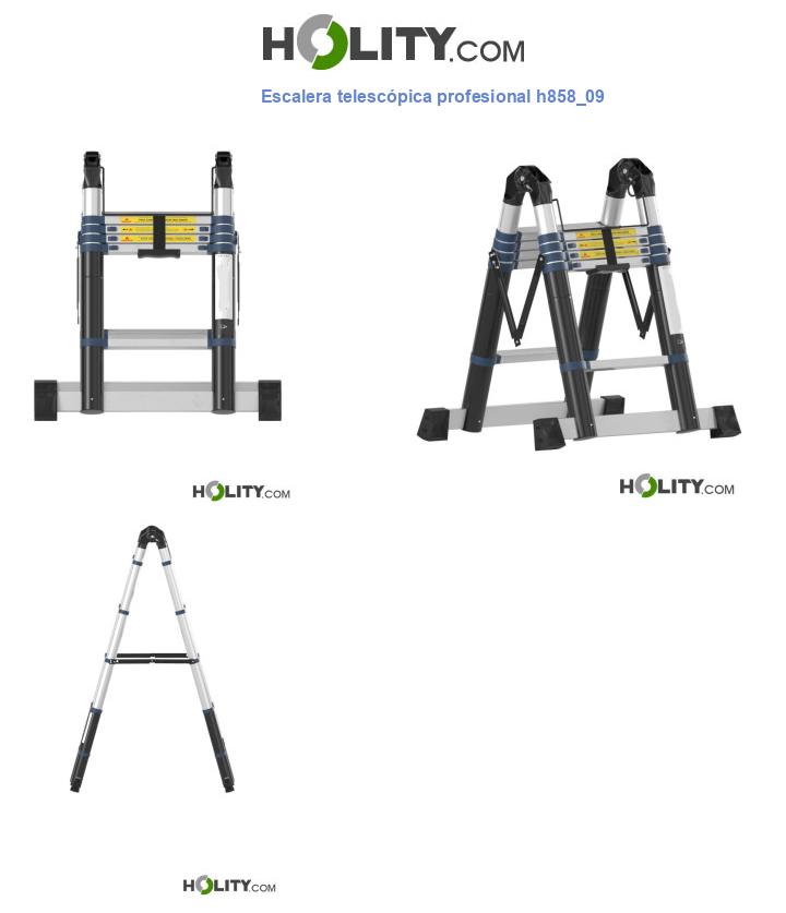 Escalera telescópica profesional h858_09