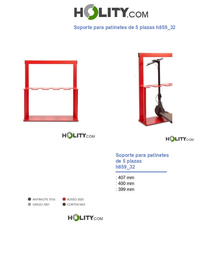 Soporte para patinetes de 5 plazas h859_32