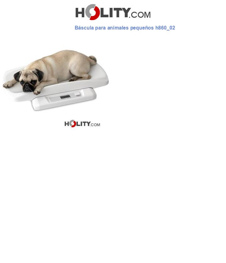 Báscula para animales pequeños h860_02